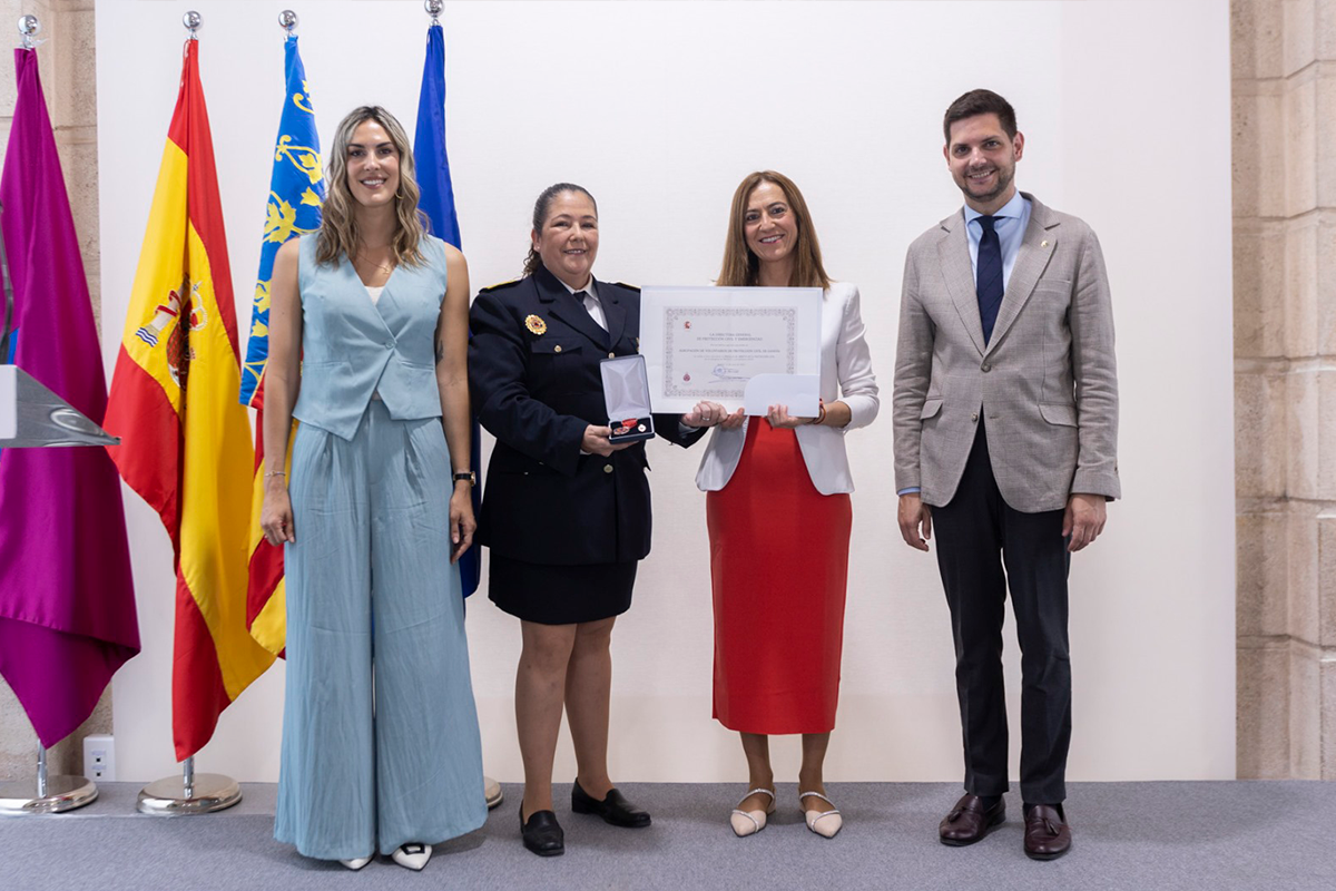 Una de las entregas de medallas