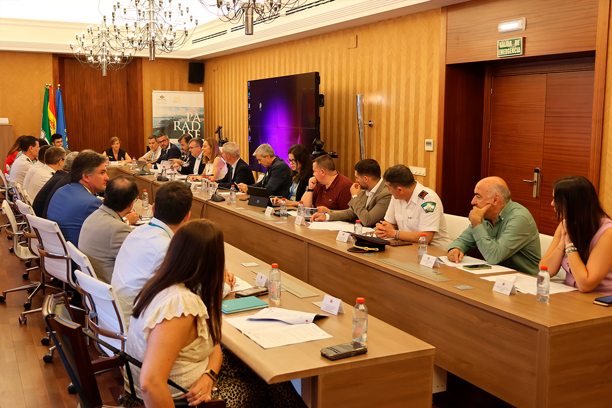 Foto durante el comité de dirección