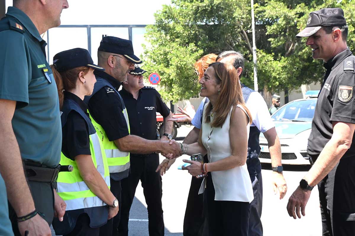 Momento de la visita.