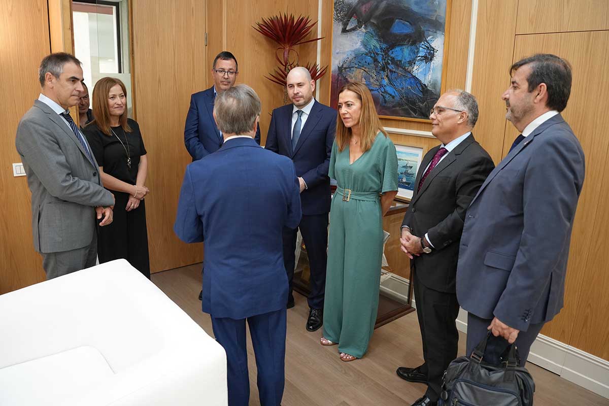 Reunión con el presidente del Gobierno de Ceuta, Juan Vivas Lara.